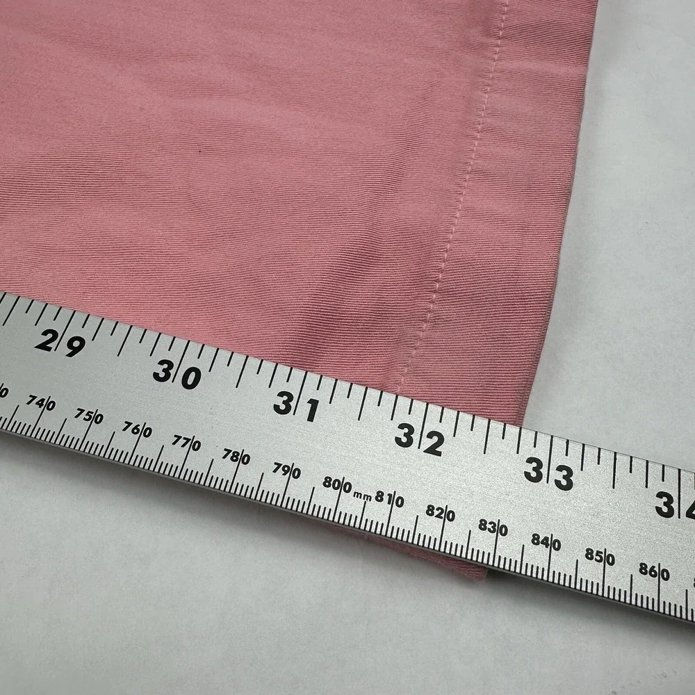 AG Adriano Goldschmied The Dietrich Flare Jeans Womens 26R Pink Low Rise Stretch